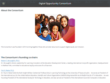 Tablet Screenshot of digitalopportunityforall.org